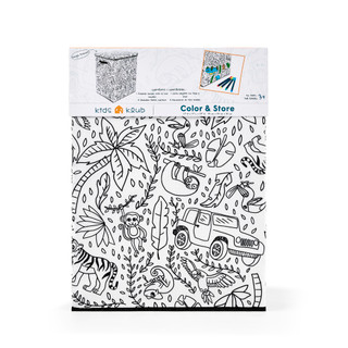 Thumbnail 7: Baum Baum Kids Coloring Lidded Hamper & 4 Pk. Washable Markers 