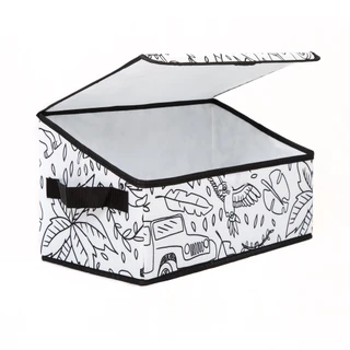Thumbnail 5: Baum Kids Coloring Angle Storage Bin & 4 Pk Washable Markers 