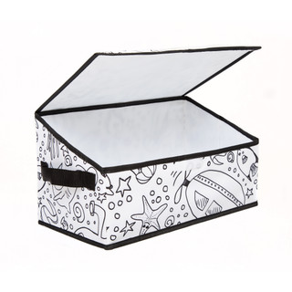 Thumbnail 5: Baum Kids Coloring Angle Storage Bin & 4 Pk Washable Markers 