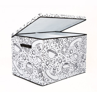 Thumbnail 4: Baum Kids Medium Coloring Lidded Trunk & 4 Pk. Washable Markers 