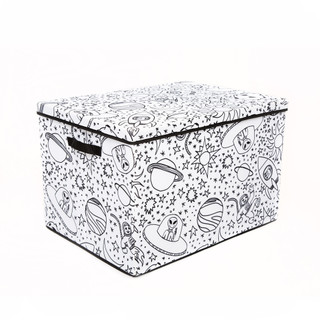 Thumbnail 3: Baum Kids Medium Coloring Lidded Trunk & 4 Pk. Washable Markers 