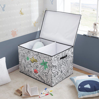 Thumbnail 2: Baum Kids Medium Coloring Lidded Trunk & 4 Pk. Washable Markers 