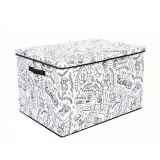 Thumbnail 8: Baum Kids Medium Coloring Lidded Trunk & 4 Pk. Washable Markers 