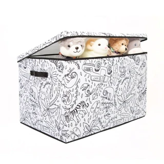 Thumbnail 12: Baum Kids Medium Coloring Lidded Trunk & 4 Pk. Washable Markers 