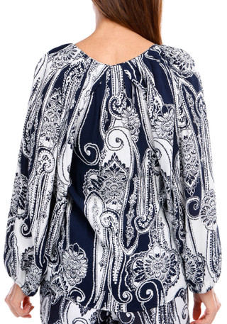 Thumbnail 3: Nautica Nautica Womens Paisley Raglan Top 