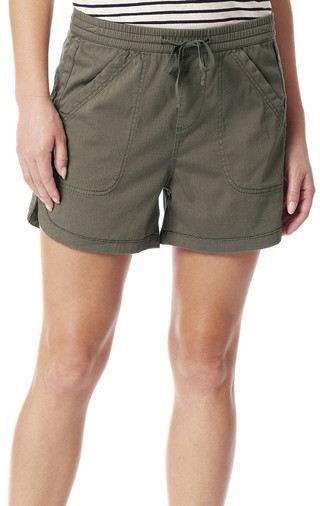 Thumbnail 1: SUPPLIES BY UNIONBAY Supplies by UNIONBAY Womens Marsha Solid Pull-On Shorts 
