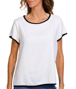 Thumbnail 1: Blue Sol Blue Sol Womens Keyhole Short Sleeve Top 