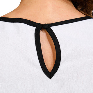 Thumbnail 4: Blue Sol Blue Sol Womens Keyhole Short Sleeve Top 