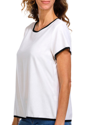 Thumbnail 3: Blue Sol Blue Sol Womens Keyhole Short Sleeve Top 