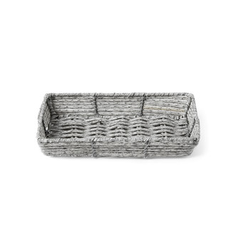 Thumbnail 3: Baum Baum 3 Pc. Aurora Binded Faux Wicker Vanity Storage Bins 