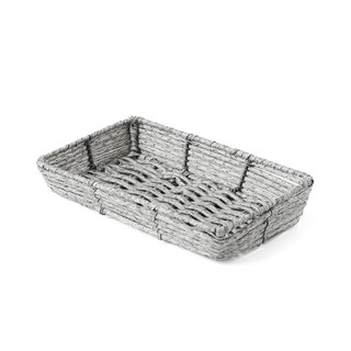 Thumbnail 2: Baum Baum 3 Pc. Aurora Binded Faux Wicker Vanity Storage Bins 