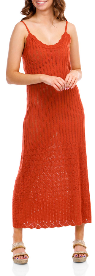 Thumbnail 4: Madden Girl Madden Girl Juniors Sleeveless Crochet Midi Dress 