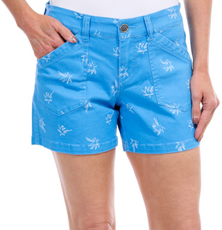 Thumbnail 2: SUPPLIES BY UNIONBAY Supplies by UNIONBAY Womens Alix Palm Print Twill Shorts 