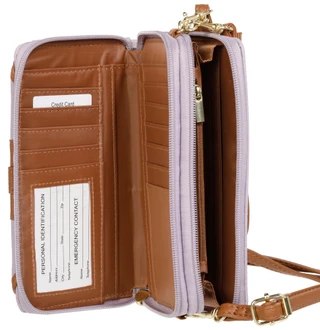 Thumbnail 8: Bueno Bueno Color Block Pebbled Faux Leather Crossbody 