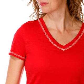 Thumbnail 2: Blue Sol Blue Sol Plus Solid Luxey V- Neck Short Sleeve Top 