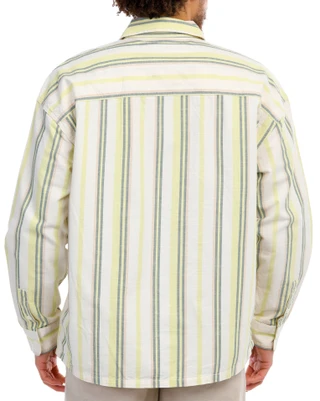 Thumbnail 2: Dickies Dickied Men's Striped Long Sleeve Button Down Shirt 