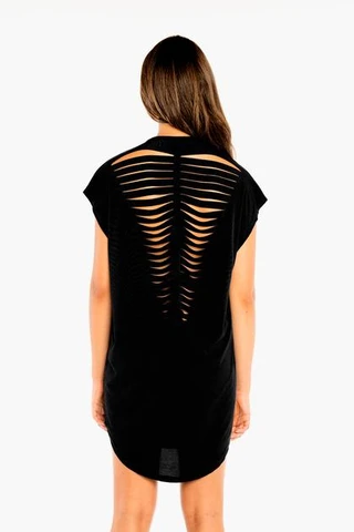 Thumbnail 2: Jordan Taylor Jordan Taylor Womens Back Slash Swim Cover Up 