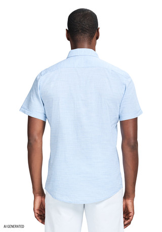 Thumbnail 2: IZOD IZOD Men's Short Sleeve Button Down Shirt 