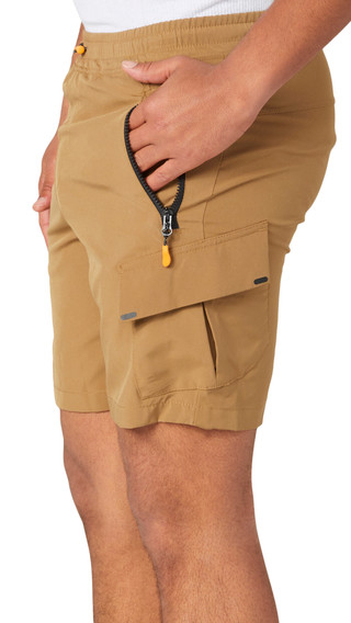 Thumbnail 6: BROOKLYN CLOTH BROOKLYN CLOTH Mens Bungee Stretch Cargo Shorts 