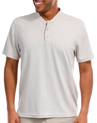 Thumbnail 1: Kenneth Cole Kenneth Cole Men's Knit Short Sleeve Polo Tee 