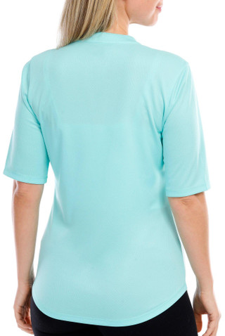 Thumbnail 13: REEL LEGENDS Reel Legends Womens Freeline Mandarin Elbow Sleeve Top 