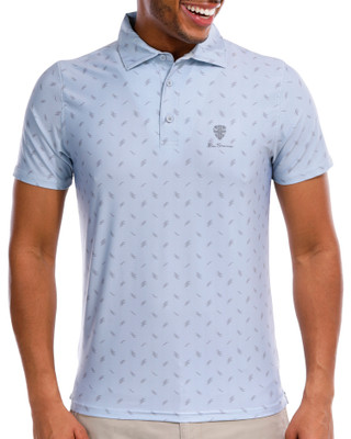 Thumbnail 2: Ben Sherman Ben Sherman Mens Print Tech Jersey Knit Golf Polo 