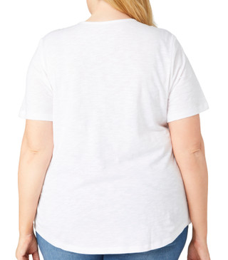 Thumbnail 4: Coral Bay Coral Bay Plus Embellished Short Sleeve Top 