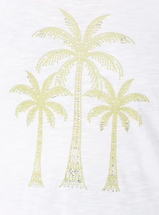 Thumbnail 6: Coral Bay Coral Bay Plus Embellished Short Sleeve Top 