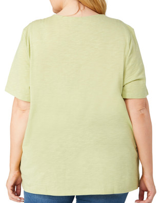 Thumbnail 2: Coral Bay Coral Bay Plus Embellished Short Sleeve Top 