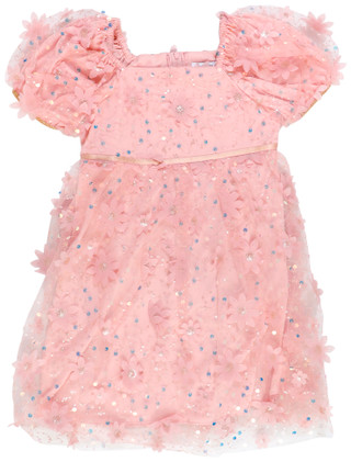 Thumbnail 2: Speechless Speechless Little Girls 3D Puff Sleeve Dress 