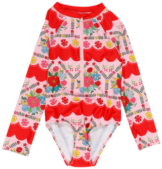 Thumbnail 1: Floatimini Floatimini Little Girls One Piece Floral Swimsuit 