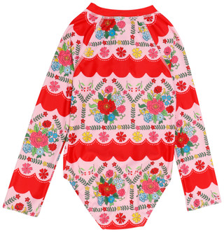 Thumbnail 2: Floatimini Floatimini Little Girls One Piece Floral Swimsuit 
