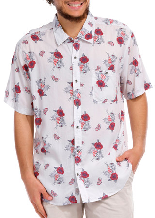 Thumbnail 6: FLAG AND ANTHEM Men's Lamington Cocktail Button Down Shirt 