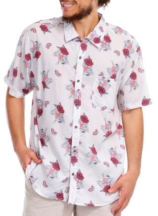 Thumbnail 1: FLAG AND ANTHEM Men's Lamington Cocktail Button Down Shirt 
