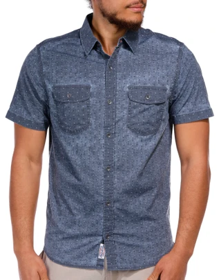 Thumbnail 1: FLAG AND ANTHEM Men's Gardendale Vintage Button Down Shirt 