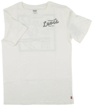 Thumbnail 2: Levi's Levis Little Boys Pizza delivering Short Sleeve Tee 