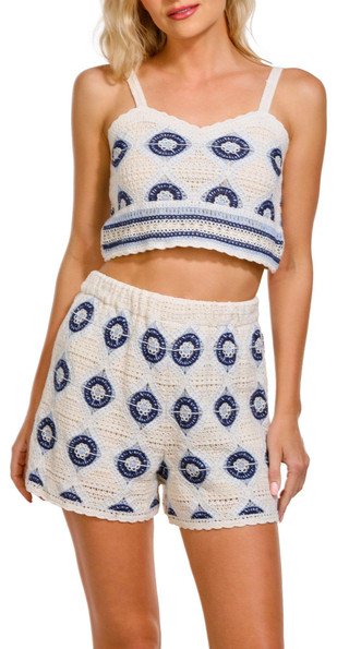 Thumbnail 1: IVORY/BLUE