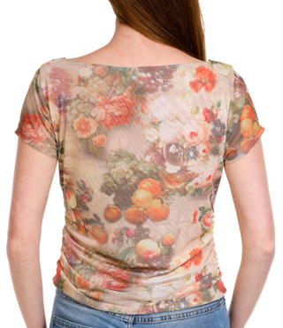 Thumbnail 2: Madden Girl Madden Girl Juniors Mesh Cap Sleeve Top 