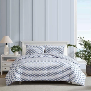 Thumbnail 1: Nautica Nautica Woodblock Fish Duvet Cover Set 