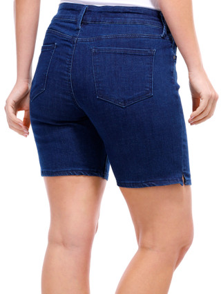 Thumbnail 4: NYDJ NYDJ Petite 10 in. Ella Sideseam Slit Denim Shorts 