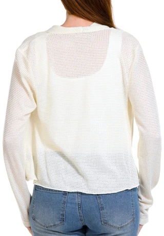 Thumbnail 4: BOBEAU Bobeau Womens Long Sleeve Tie Front Shrug 