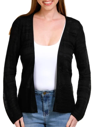 Thumbnail 1: TASH & SOPHIE Tash & Sophie Womens Solid Cardigan 