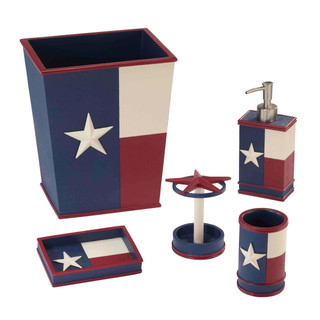 Thumbnail 4: AVANTI Avanti Texas Flag Toothbrush Holder 