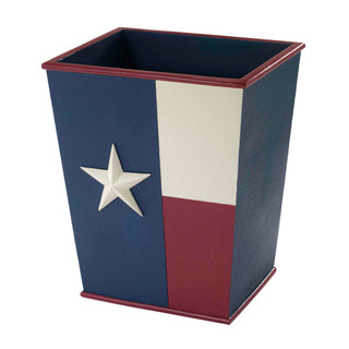 Thumbnail 1: AVANTI Avanti Texas Flag Wastebasket/Trashcan 