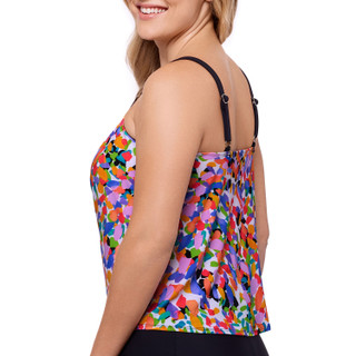 Thumbnail 3: American Beach American Beach Womens A-Line Ring Tankini Top 