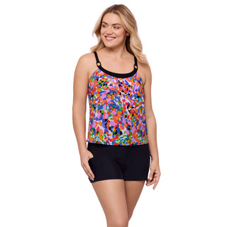 Thumbnail 4: American Beach American Beach Womens A-Line Ring Tankini Top 
