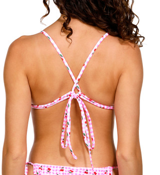 Thumbnail 2: Cyn & Luca Cyn & Luca Juniors Cherry Triangle Bikini Top 