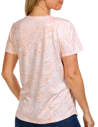 Thumbnail 4: Blue Sol Blue Sol Womens Short Sleeve Modern Animal Luxey Scoop Top 