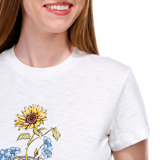 Thumbnail 2: FLAG AND ANTHEM Flag and Anthem Womens Short Sleeve Flower Brew Slub Tee 