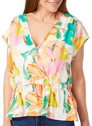 Thumbnail 1: GEMMA & JANE Gemma & Jane Womens Short Sleeve Print Top 